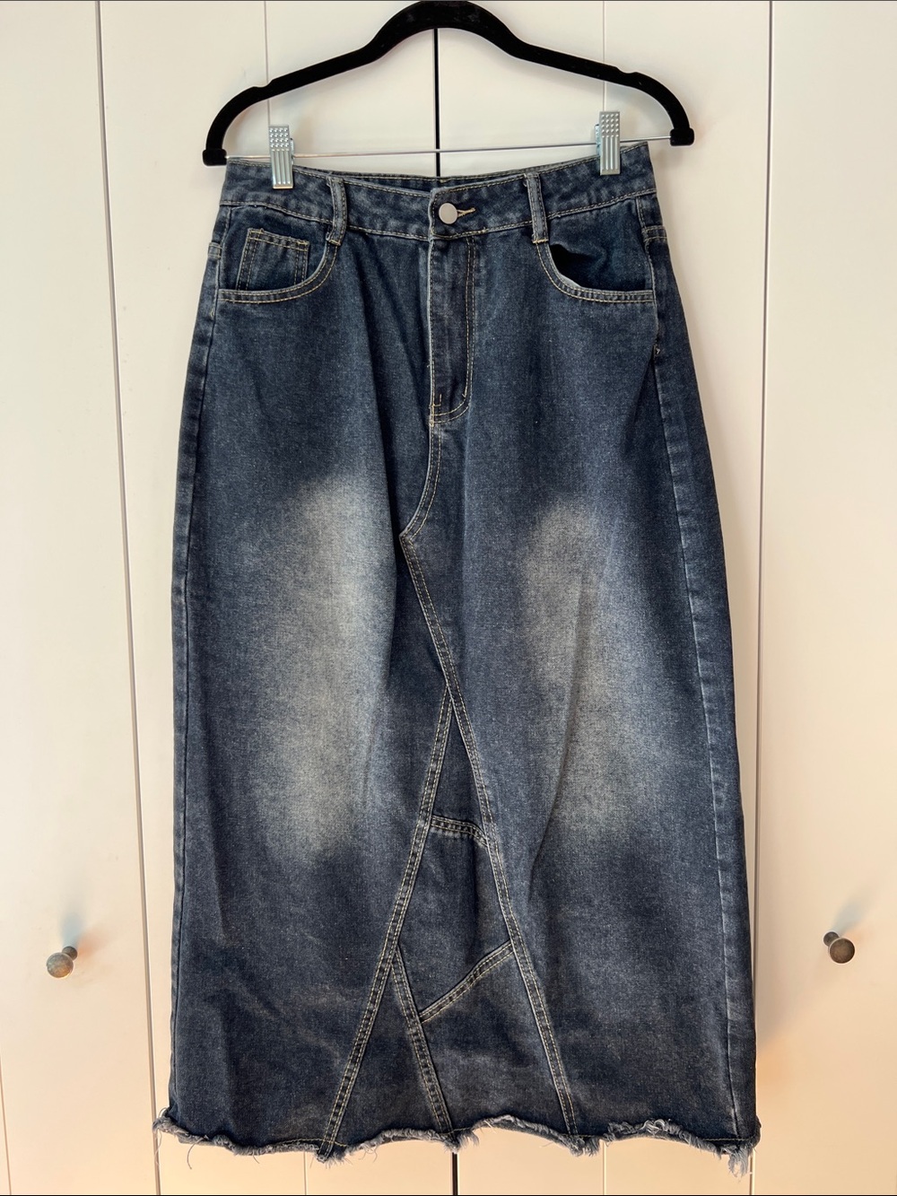 No brand Denim maxi skirt size M/L